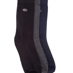 Allen Cooper Men Pack Of 3 Assorted Above Ankle-Length Cotton Socks image 2