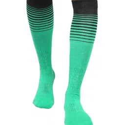 BAESD Men Pack Of 2 Striped Knee-Length Football Socks image 3