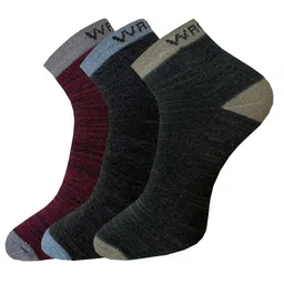 WROGN Men Pack Of 6 Patterned Ankle Length Socks image 3