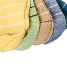 BAESD Kids Pack Of 5 Patterned Anti-Skid Ankle Length Socks image 2