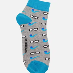 UnderJeans by Spykar Men Ankle Length Non Terry Socks image 5