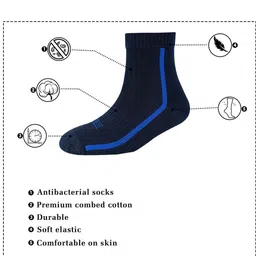 Cotstyle Men Pack Of 3 Anti-Bacterial Ankle-Length Socks image 2