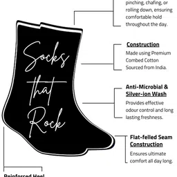 Dynamocks Unisex Black & Red Striped Calf-Length Socks image 5