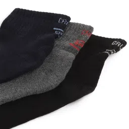 CRUSSET Men Pack Of 6 Assorted Ankle-Length Socks image 4
