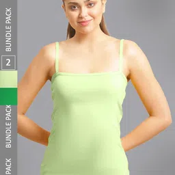 FBAR Pack Of 2 Non-Padded Cotton Camisoles-image-51