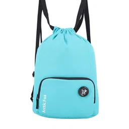 Arctic Fox Unisex Blue & Black Backpack image 2
