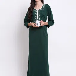 Secret Wish Green Maxi Nightdress image 2