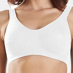 Sonari Set Of 2 Nude-Coloured & White Everyday Solid Bra image 2