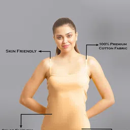 FBAR Pack Of 2 Non-Padded Pure Cotton Camisoles image 5