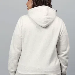 Instafab Plus Women Plus Size Hooded Sweatshirt image 4