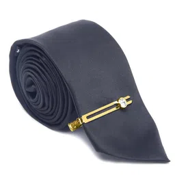 LOUIS STITCH Men Italian Silk Necktie Set With Pocket Square image 3