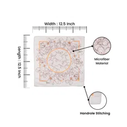 The Tie Hub Floral Printed Microfiber Pocket Square image 4