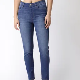 Flying Machine Women Blue Veronica Skinny Fit High-Rise Clean Look Stretchable Jeans image 1