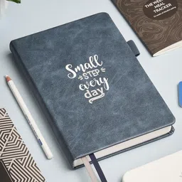Doodle A5 Vegan Leather Hard Bound Productivity Planner image 1