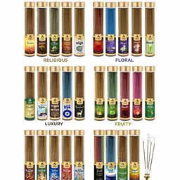 The Aroma Factory 3-Pcs Brown & Blue Incense Sticks image 2