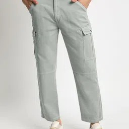 The Roadster Lifestyle Co Pure Cotton Relaxed Fit Cargos-picture-13