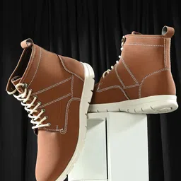 The Roadster Lifestyle Co. Men High-Top Regular Boots-picture-26