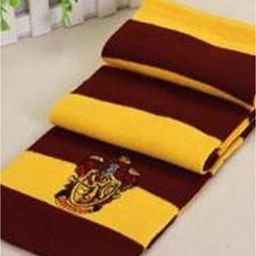 EL REGALO Unisex Maroon & Yellow Striped Scarf-picture-27