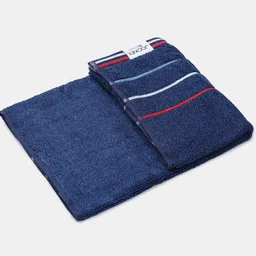 Jockey Pack of 2 Cotton Rich Terry 550 GSM Ultrasoft and  Durable Striped Hand Towel image 4