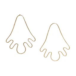 Shoshaa Gold-Toned Contemporary Studs image 2