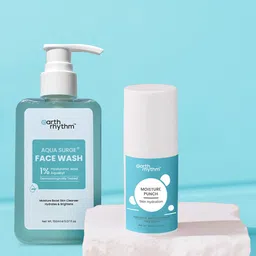 Earth Rhythm Set Of 2 Hyaluronic Acid Serum - 30 ml & Aqua Surge Face Wash - 150 ml Combo-image-54