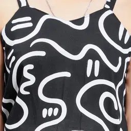 Unique Designers Girls Printed Basic Jumpsuit image 3