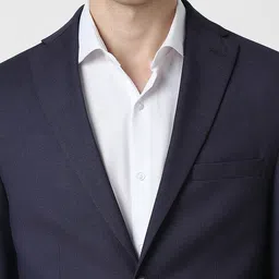 Peter England Elite Slim-Fit Single-Breasted Two-Piece Formal Suit image 5