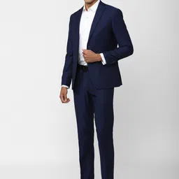 Peter England Elite Slim-Fit Single-Breasted Two-Piece Formal Suit image 2