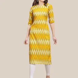 7threads 1 Stop Fashion Women  Pack of 6 Ethnic Motifs Printed Crepe Kurta image 3