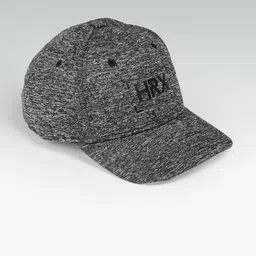 HRX by Hrithik Roshan Men Grey Melange Solid Training UV Guard & Dryfit Sweatband Cap image 3