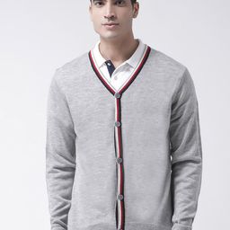 Club York V-Neck Acrylic Cardigan Sweater-picture-38