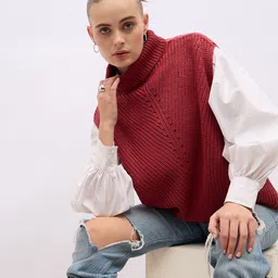 Styli Women Cable Knit Pullover-picture-31
