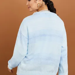 Styli Women Cable Knit Pullover image 3