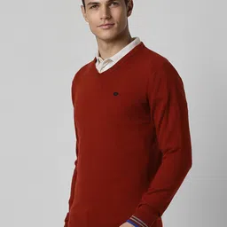 Peter England Casuals V-Neck Pullover Sweater image 3