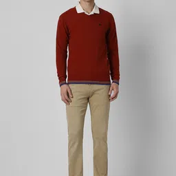 Peter England Casuals V-Neck Pullover Sweater image 5