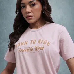 The Roadster Life Co. Printed Drop-Shoulder Sleeves Relaxed T-shirt-picture-19