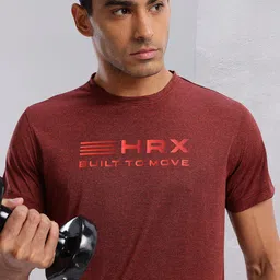 HRX by Hrithik Roshan Men Typography Printed Rapid-Dry Training T-shirt-picture-9
