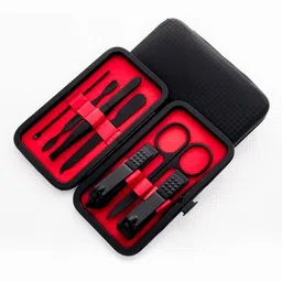 Gleva Set Of 7 Nail Clipper, Nail File, Nail Cleaner, Eyebrow Tweezer, Scissor & Ear Pick image 5