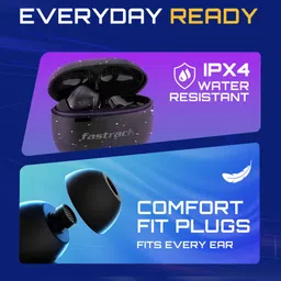 Fastrack FPods FX100 Earbuds With 13mm Bass Driver & Nitro Fast Charging image 2