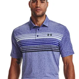 UNDER ARMOUR Striped UA Playoff Polo Relaxed Fit T-Shirt-picture-19