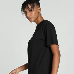 Puma DOWNTOWN Graphic Printed Cotton Relaxed Fit T-Shirt image 4