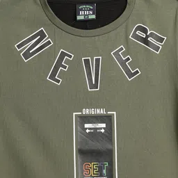 V-Mart Boys Typography Printed Round Neck Cotton T-shirt image 3