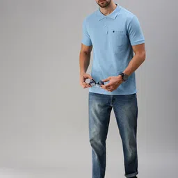 ONN Men Blue Polo Collar T-shirt-picture-13