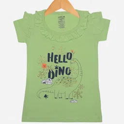 Dollar Champion Kidswear Girls Pack Of 4 Graphic Printed T-shirts image 3