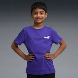 Essentials Small No. 1 Logo Boys' Cotton T-shirt-image-26