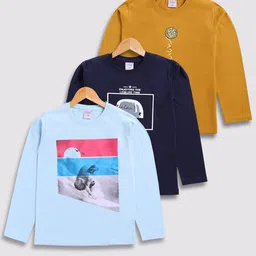 Toonyport Boys Pack Of 3 Printed Cotton T-shirt-picture-36