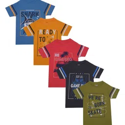 Dollar Champion Kidswear Boys 5 Printed Applique T-shirt image 1