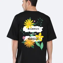 Mad Over Print Floral Printed Cotton Oversized T-shirt-picture-26