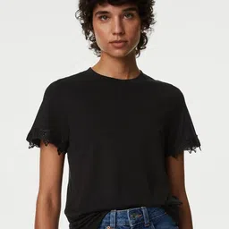 Marks & Spencer Round Neck Short Sleeves T-shirt-picture-21