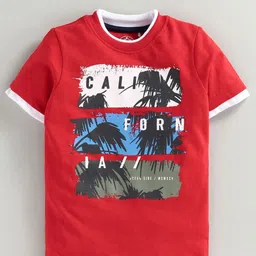 JusCubs Boys Printed Cotton T-shirt image 1